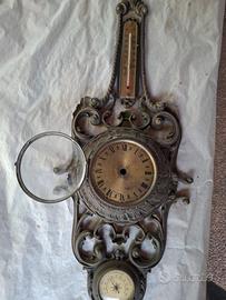orologio in ottone antiquariato