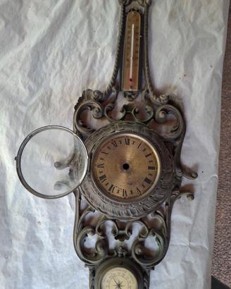 orologio in ottone antiquariato