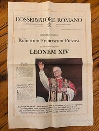 Edizione straordinaria Osservatore Romano Papa Leo