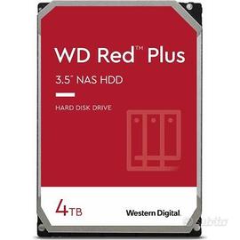 WD RED Unita Interna per NAS da 4 TB, 5400 Giri/Mi