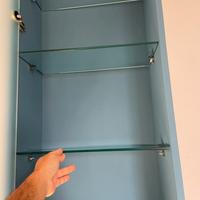 Mensole e Anta in Vetro