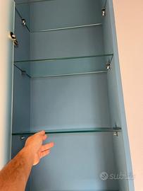 Mensole e Anta in Vetro