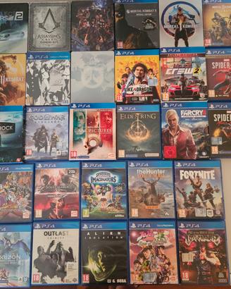 collezione giochi rari ps4