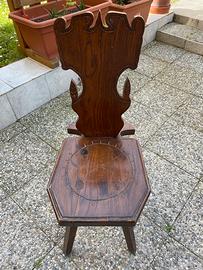 1 sedia antica tirolese