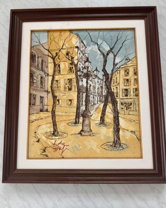 Quadro di Andrè Bufi(in arte B. Dufour)serigrafia