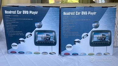 Lettore DVD SD Multimediale Poggiatesta Auto