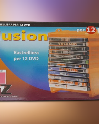Rastrelliera porta DVD da collezione Illusion MZ