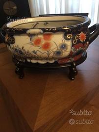 Cachepot ceramica dipinta mano