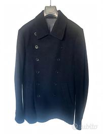 Giacca Uomo Sisley tg. 50 doppiopetto Blu Caban