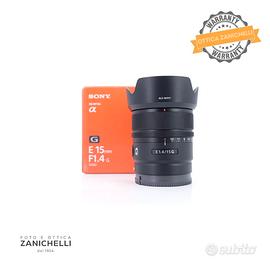 Sony E 15 f/1.4 G Usato (G144)