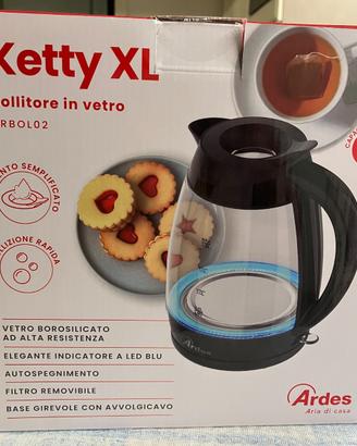 Bollitore elettrico in vetro,nuovo