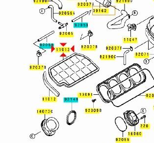 Filtro Kawasaki ZXR 750 110131224