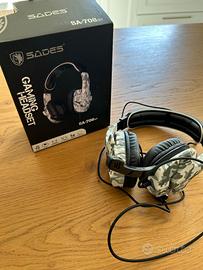 SADES SA-708T – Cuffie Gaming con Microfono