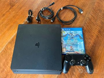 Ps4 slim+dualshock 4+Horizon Forbidden West