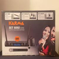 Radio Microfono per Karaoke Karma set 6092