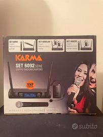 Radio Microfono per Karaoke Karma set 6092