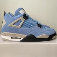 Jordan 4 Retro University Blue 43.5