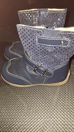 stivaletti pelle blu n'21 GEOX