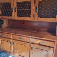 credenza doppio corpo tutta in massello