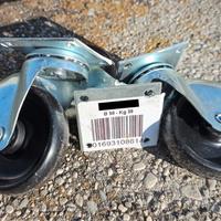 Ruote a cuffia Ø 50 mm portata 30 KG girevoli