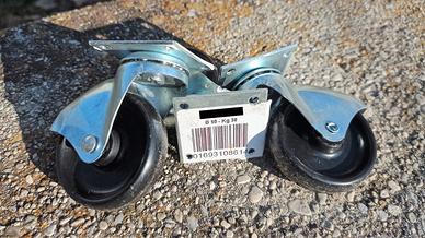 Ruote a cuffia Ø 50 mm portata 30 KG girevoli