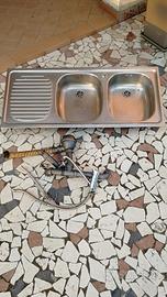 Lavello inox cucina 