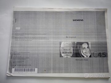 Manuale istruzioni cellulare Siemens C45