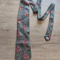 Cravatta Lancetti vintage Made in Italy 100% seta