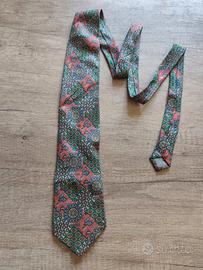 Cravatta Lancetti vintage Made in Italy 100% seta