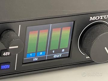 Scheda audio 2 canali USB-C da studio Motu M2