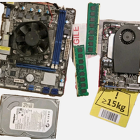 ASRock Intel 1155 H2 3 gen amd radeon Gddr5 4gb