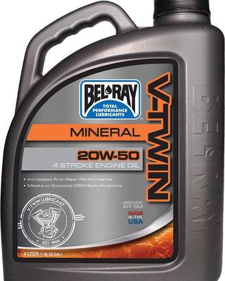 Bel-Ray V-Twin Engine Olio- 20W50 - 4L. 96905-BT4