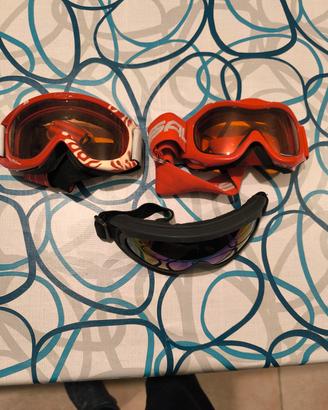 maschera da neve per bambini/ragazzi 