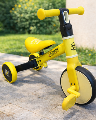 Bici B.Duck 3in1 bambino gialla – come nuova