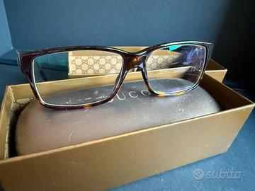 Montatura Gucci tartaruga occhiale da vista