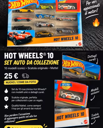 set macchinine Hot Wheels NUOVO