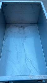 Vasca di lavaggio carrellata Ruote con freno