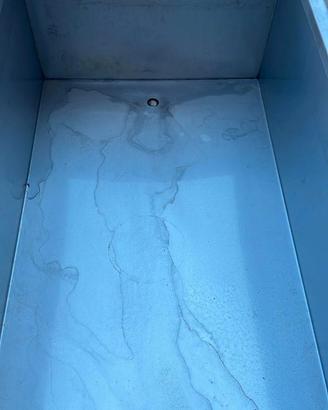 Vasca di lavaggio carrellata Ruote con freno