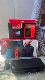 Nintendo Switch Neon Come Nuova + Accessori e Scat