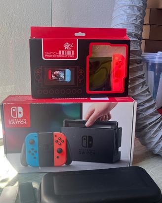 Nintendo Switch Neon Come Nuova + Accessori e Scat