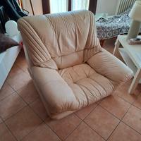 Coppia poltrone vera pelle