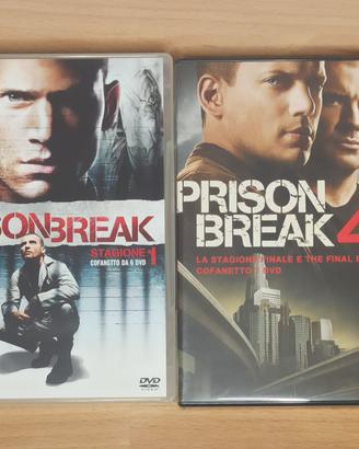 Cofanetti DVD Prison Break 1a e 4a stagione