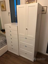 Armadio e cassettiera