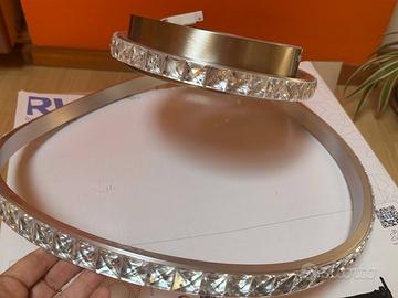 Plafoniera Led Alluminio Satinato-  RGB dimmerabil