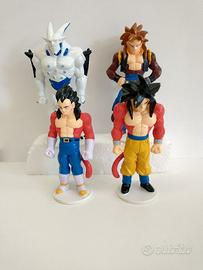 Lotto 4 Action Figure Dragon Ball GT De Agostini