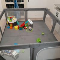Box +tappeto da gioco per bambini 180 x 200 cm