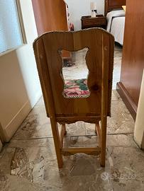 Sedia in legno per bambini 4-6 anni