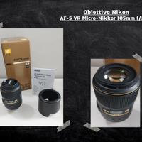 Obiettivo Nikon AF-S MICRO 105mm f2,8G I F VR