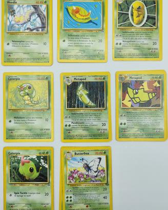 8 carte Pokemon (4 set base)