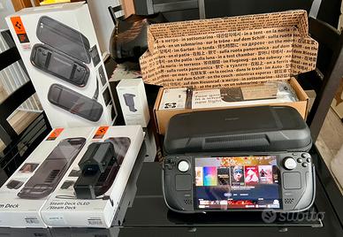 Steam Deck Oled 1TB + accessori + microsd 512gb